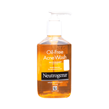 Neutrogena Oil Free Acne Wash Facial Cleanser With Salicylic Acid | For Acne Prone Skin