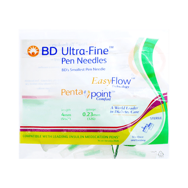 BD Ultra-Fine III Pen Needles 4MM 32G | Diabetes Monitoring Devices