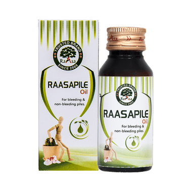 Raasa Pile Oil Ayurvedic Relief For Piles, Hemorrhoids & Warts | Natural Pain And Itching Relief