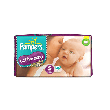 Pampers Active Baby with Comfortable Fit | Size Diaper Small