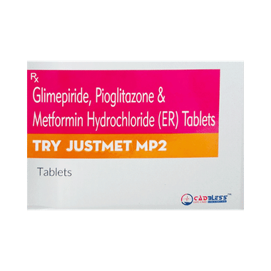 Try Justmet MP 2 Tablet ER