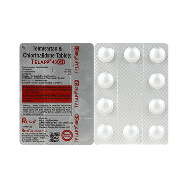 <span style='color:#626A7A'>Telapp CH 40mg/12.5mg Tablet</span>