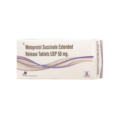 Genericart Metoprolol Succinate 50mg Tablet ER Genericart Metoprolol Succinate 50mg Tablet ER