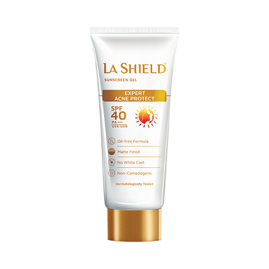La Shield SPF 40 Sunscreen | Broad Spectrum UVA/UVB Protection Gel
