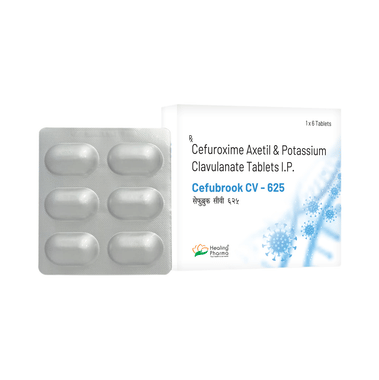 Cefubrook CV 625 Tablet