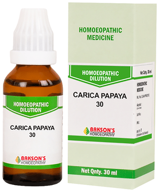 Bakson's Homeopathy Carica Papaya Dilution 30