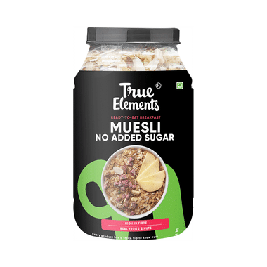 True Elements No Added Sugar Muesli | Promotes Weight Management, Digestion & Overall Well-Being | Nutrition Fortifier