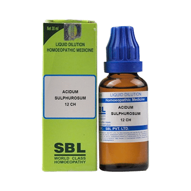 SBL Acidum Sulphurosum Dilution 12 CH