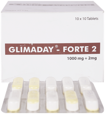 Glimaday-Forte 2 Tablet PR Glimaday-Forte 2 Tablet PR