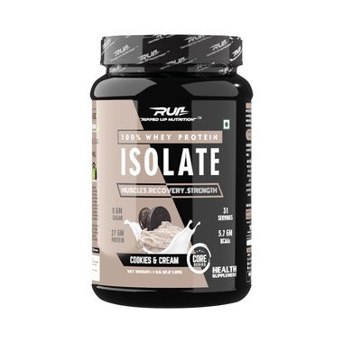 Ripped Up Nutrition Whey Protein Isolate Powder Cookie And Cream