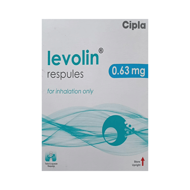 Levolin 0.63mg Respules (2.5ml Each)