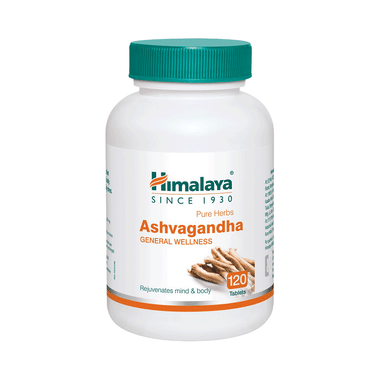 Himalaya Wellness Ashvagandha Tablet | Stress Relief Supplement | Rejuvenates Mind & Body Tablet