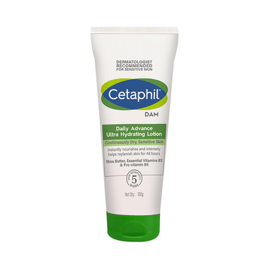Cetaphil DAM Daily Advance Ultra-Hydrating Lotion | For Continuously Dry, Sensitive Skin