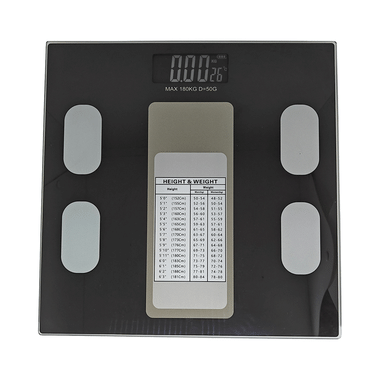 Sahyog Wellness Personal Digital Weighing Scale Black