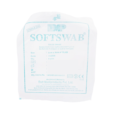 Softswab Gauze Swab 5 X 5 Cm