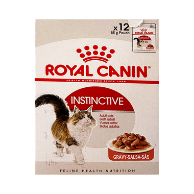 Royal Canin Instinctive Gravy Adult Cat Food (85gm Each)