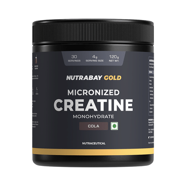 Nutrabay Gold Micronized Creatine Monohydrate Powder Cola