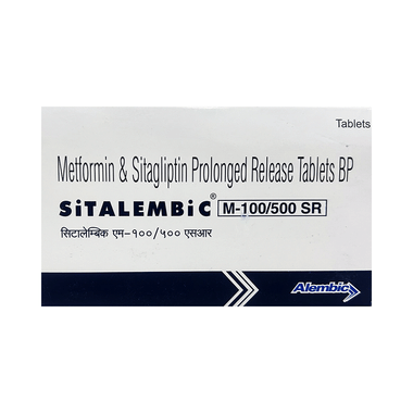 Sitalembic M 100mg/500mg Tablet