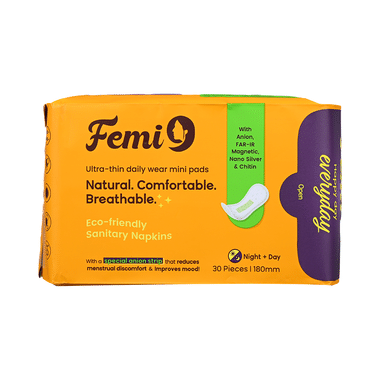 Femi9 Organic Anion Cotton Sanitary Napkins Small