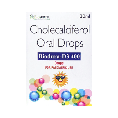 Biodura D3 400 Oral Drops