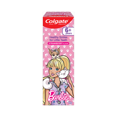 Colgate Anticavity Barbie Toothpaste For Kids | Flavour Strawberry