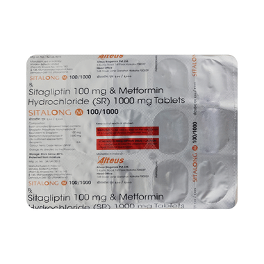 Sitalong M 100/1000 Tablet SR