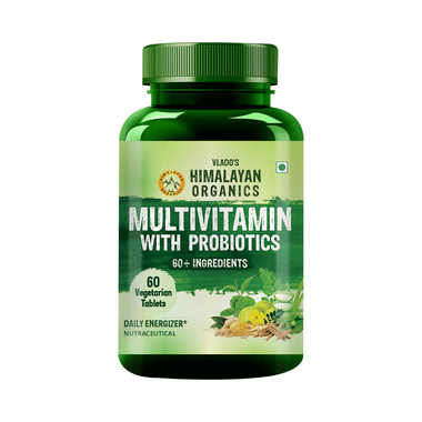 Vlado's Himalayan Organics Multivitamin With Probiotics 60+ Ingredients Tablet