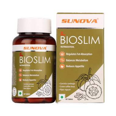 Sunova Bioslim Tablet For Weight Management | Manages Metabolism & Appetite