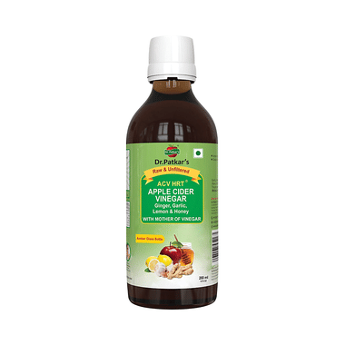 Dr. Patkar's Apple Cider Vinegar With Garlic, Ginger, Lemon And Honey | Raw & Unfiltered For Weight Loss