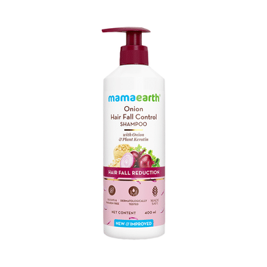 Mamaearth Onion Shampoo for Hair Fall & Hair Care | SLS & Paraben-Free | For All Hair Types