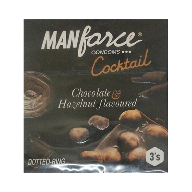 Manforce Chocolate & Hazelnut Dotted-Ring Cocktail Condom