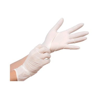 RPM Airtech Latex Disposable Gloves Medium