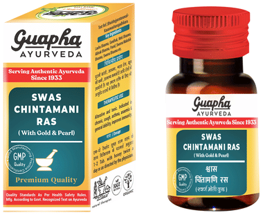 Guapha Ayurveda Swas Chintamani Ras (with Gold & Pearl) Guapha Ayurveda Swas Chintamani Ras (with Gold & Pearl)