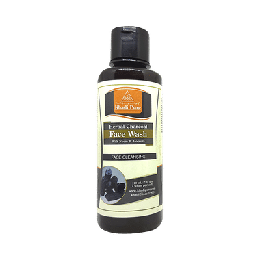 Khadi Pure Herbal Charcoal Face Wash