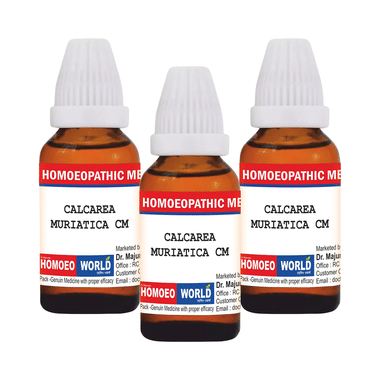 Dr. Majumder Homeo World Calcarea Muriatica Dilution(30ml Each) CM