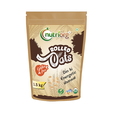 Nutriorg USDA Certified Gluten Free Rolled Oats