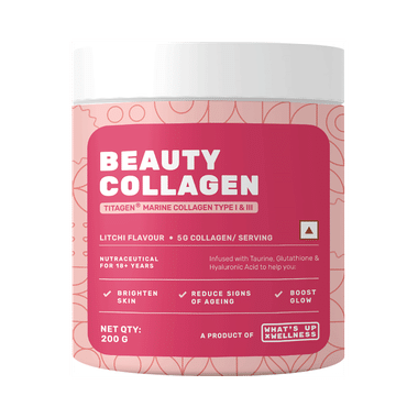 What's Up Wellness Beauty Titagen Marine Collagen Type I & III Litchi