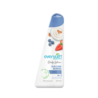 Everyuth Naturals Body Lotion Sun Care Berries SPF 15