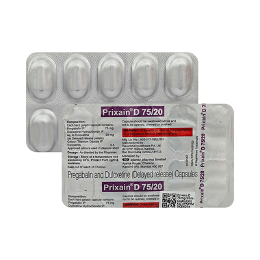 Prixain D 75mg/20mg Capsule DR