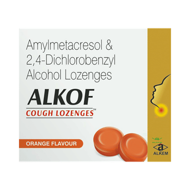 Alkof Cough Lozenges Orange
