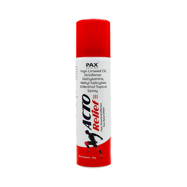 Pax Naturals Acto Relief Pain Relief Spray