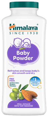 Himalaya Baby Powder | Keeps Baby's Skin Soft & Dry | Paraben-Free