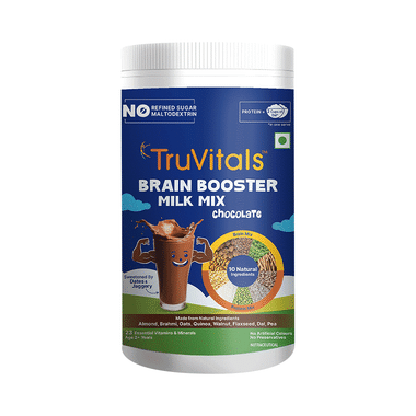 TruVitals Brain Booster Milk Mix Powder Chocolate