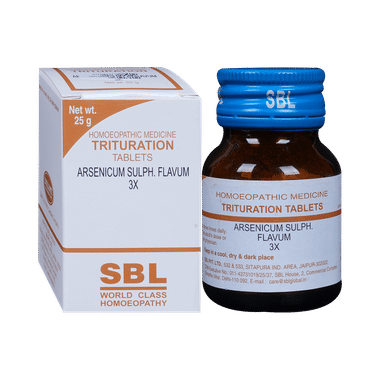 SBL Arsenicum Sulph Flavum Trituration Tablet 3X