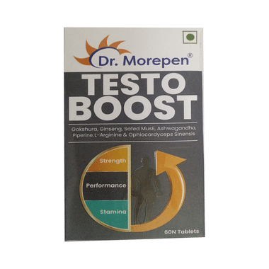 Dr. Morepen Testo Boost Tablet | For Strength, Performance & Stamina