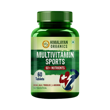 Himalayan Organics Multivitamin Sports 60+ Nutrients Tablet | Healthy Bones & Joints