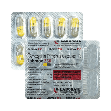 Labmox 250mg Capsule