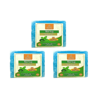 Khadi Pure Mint Soap (125gm Each)