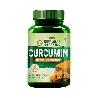 Vlado's Himalayan Organics Curcumin 1500mg Vegetarian Tablet With 95% Curcuminoids