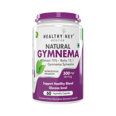 HealthyHey Nutrition Natural Gymnema Extract Vegetable Capsule